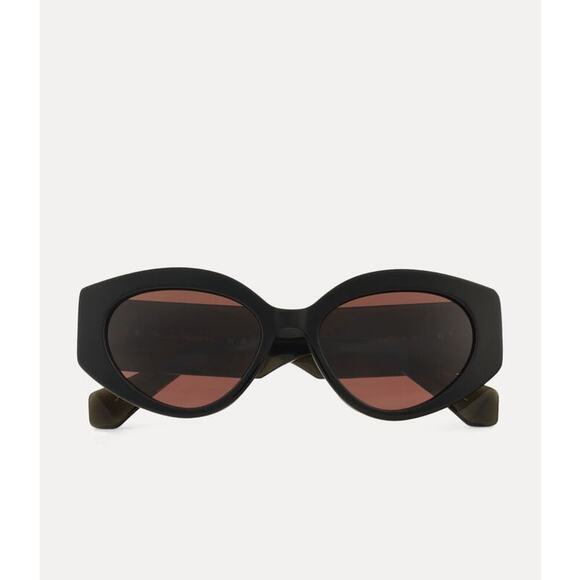 Vivienne Westwood Jackie Sunglasses Black/Brown UV Protection NEW/NWT!! main image 13